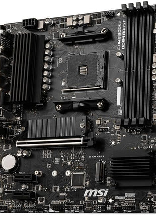 MSI B550M PRO-VDH WiFi ProSeries Motherboard (AMD Ryzen 5000, AM4, DDR4, PCIe 4.0, SATA 6Gb/s, M.2, USB 3.2 Gen 1, Wi-Fi, Bluetooth, D-SUB/HDMI/DP, Micro-ATX)