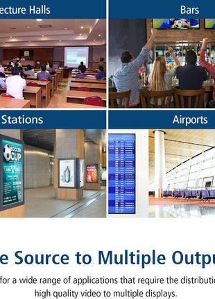 ATEN VS192 2-Port True 4K DisplayPort Splitter SST Split or MST Extended Display - Connect 1 DP Source to 2 Display Port Computer Monitor - TAA Compliant - Metal