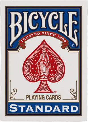 Bicycle Rider Back Playing Cards 12 Pack Poker Size Standard Index | Air Cushion Finish for smooth shuffling, Made in USA, 6 red and 6 blue decks, Ideal for poker and blackjack