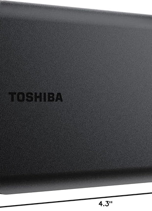 Toshiba Canvio Basics 2TB Portable External Hard Drive USB 3.0, Black - HDTB520XK3AA