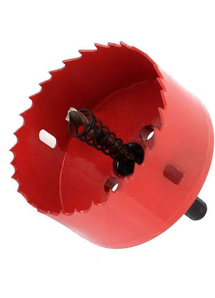Luomorgo 75mm/3 inch Hole Saw, 1 1/4 inch Cutting Depth HSS Bi-Metal Hole Cutter for Wood Cornhole Boards Plastic Drywall & Metal Sheet