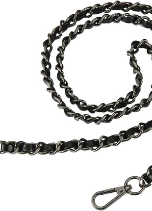 Purse Chain Strap Crossbody Bag Chains Strap Handbag Chain Replacement Leather Chain Straps 47.2 inch