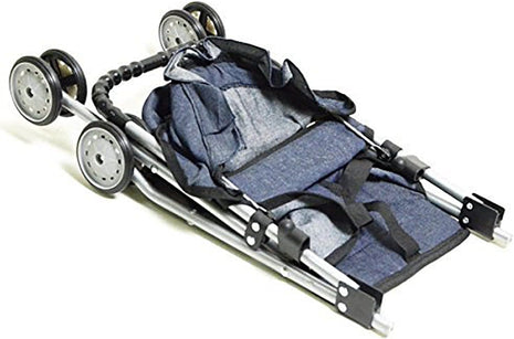 My First Doll Stroller Denim for Baby Doll