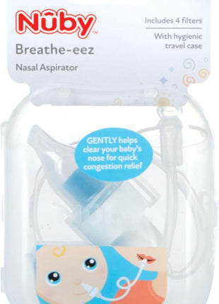 Nuby, Breathe-EEZ Infant Nasal Aspirator with Travel Case, 5inch