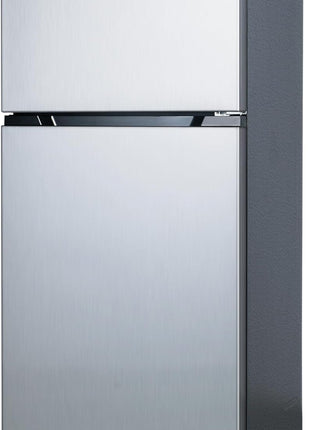 Commercial Cool 20 Cu. Ft. Top Mount Refrigerator with Freezer, 2-Door Refrigerator with Top Freezer and Adjustable Temperature Control, Ice Maker Ready, Energy Star Certified, Stainless Look