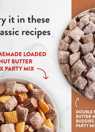 Peanut Butter Chex Cereal, Gluten Free Breakfast Cereal, Made with Whole Grain, 12.2 oz