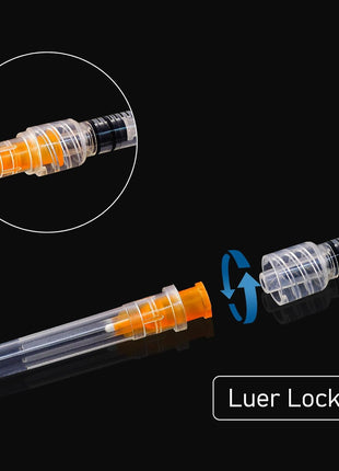 Disposable 1ml syringe with 25G 1inch Lab Supplies, Individually Packaged 50Pack