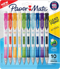 Paper Mate Clearpoint Mechanical Pencils, 0.7mm HB #2 Pencil Lead, 2 Pencils, Assorted Barrel Colors, 10 Count - Back to School,Teacher Supplies, Drawing, Sketching