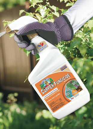 Bonide Captain Jack's Copper Fungicide, 32 oz Ready-to-Use Spray for Organic Gardening, Controls Common Diseases