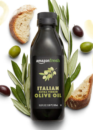 Amazon Fresh, Italian Extra Virgin Olive Oil, 16.9 Fl Oz