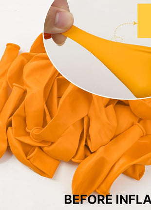 PartyWoo Mustard Yellow Balloons 100pcs Different Sizes of 18 12 10 5 Inch Yellow Fall Balloon Arch Kit for Birthday Engagement Baby Shower Bee Sunflower Little Cutie Party Decorations Yellow Y10