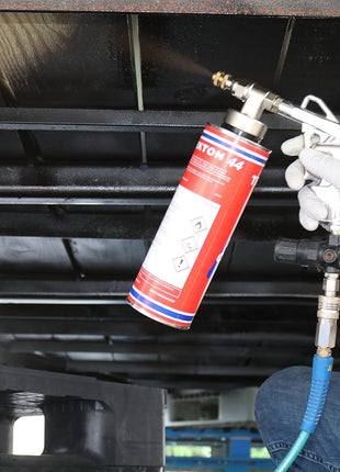 Tekton44 Undercoating for Trucks, Black Sprayable Auto Undercoating (5 Liter Cans + 1 Spray Gun + 1 Spray Wand)