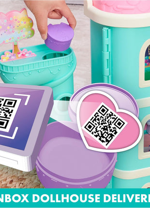 Gabby's Dollhouse, Purrfect Dollhouse with 15 Pieces Including Toy Figures, Furniture, Accessories and Sounds, Kids Toys for Ages 3 and up