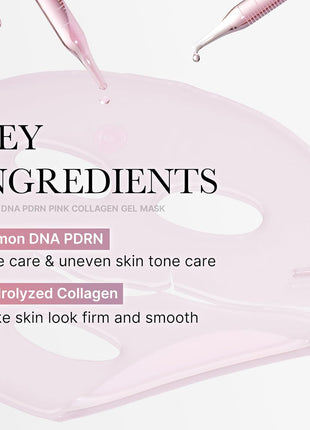 medicube Jelly Gel Mask with Salmon DNA PDRN Pink Collagen | Overnight Face Mask for Glass Glow Skin | Elasticity, Hydrating, Firming and Moisturizing | Korean Skincare, 28g x 4ea
