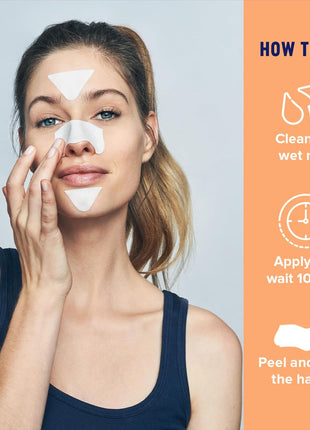 Bioré T-Zone Blackhead Remover Strips, Deep Cleansing Pore, (Nose + Face + Chin 5 Strips), Instant Pore Unclogging for the T-Zone Area, 15 Count (Pack of 12)