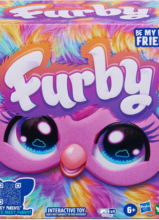 Furby Tie Dye, 15 Fashion Accessories, Interactive Plush Toys for 6 Year Old Girls & Boys & Up, Voice Activated Animatronic