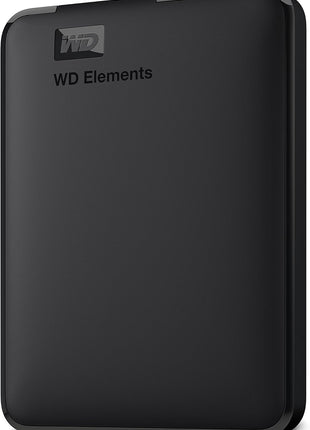 WD 4TB Elements Portable External Hard Drive for Windows, USB 3.2 Gen 1/USB 3.0 for PC & Mac, Plug and Play Ready - ‎WDBU6Y0040BBK-WESN