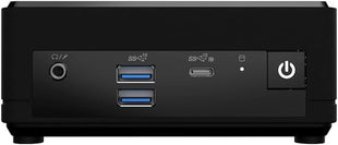 MSI Cubi N ADL-048US Mini Desktop Computer, Intel N100 0.8GHz, 4GB RAM, 128GB SSD, Windows 11 Pro, Black