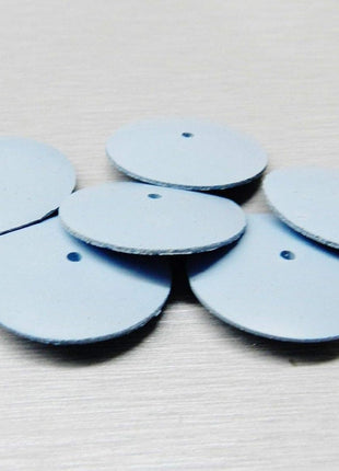 Silicone Polishing Wheels Knife Edge Sharp Blue Fine Jewelry EVE Germany Pack 6