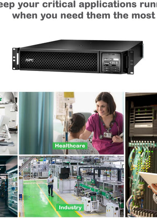 APC Smart-Ups SRT 3000Va Rm 120V, Black