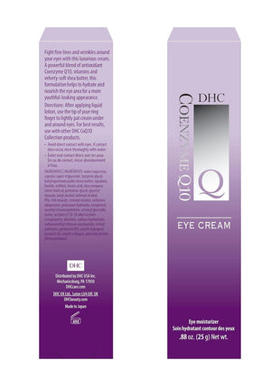 DHC CoQ10 Eye Cream, Anti Aging Eye Cream, For Fine Lines, 0.88 oz | Antioxidant Rich Formula Plumps Fine Lines and Crows Feet, Reduces Signs of Aging, Smoothes Uneven Texture