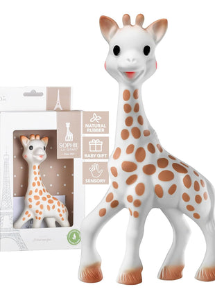 Sophie la girafe Original Teether for Babies, Natural Rubber, Soothes Sore Gums, Easy to Grip, Sensory Development, Classic Toy Since 1961