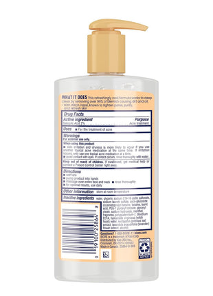 Biore Clear & Breathable Cooling Cleanser With Witch Hazel, 6.77 Fl Oz | Salicylic Acid Treatment, For Oily Skin, Gently Exfoliates, Helps Clear Breakouts, Cooling Sensation