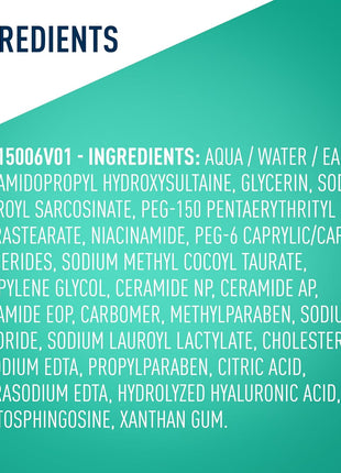 CeraVe Foaming Facial Cleanser | Daily Face Wash for Oily Skin | Hyaluronic Acid + Ceramides + Niacinamide| Fragrance Free | Non Drying Oil Control Face Wash | 19 Fluid Ounce