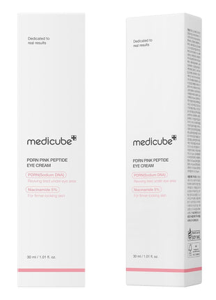 medicube Eye Serum with Salmon DNA PDRN & Pink Peptides | 99% Purity Retinol for Fine Lines | PDRN & Niacinamide for Uneven Skin Tone | Korean Skincare, 1.01 fl.oz