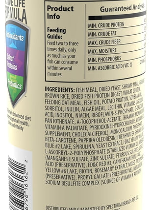 TetraColor Tropical Flakes, Color Boosting Fish Food, Nutritionally Balanced Diet for Tropical Fish, 7.06 oz