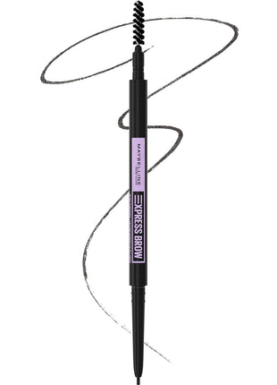 Maybelline Express Brow Ultra Slim Eyebrow Makeup, Brow Pencil with Precision Tip and Spoolie for Defined Eyebrows, Soft Brown 255, 1 Count