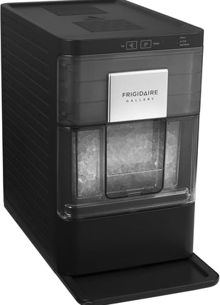 FRIGIDAIRE Gallery Countertop Crunchy Chewable Nugget Ice Maker, 44lbs per Day, Auto Self Cleaning, 2.0 Gen, Black