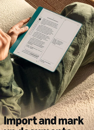 Amazon Kindle Scribe (32GB) - Your notes, documents and books, all in one place. With built-in AI notebook summarization. Includes Premium Pen - Tungsten