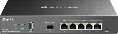 TP-Link ER7206 Multi-WAN Professional Wired Gigabit VPN Router Increased Network Capacity SPI Firewall Omada SDN Integrated Load Balance Lightning Protection