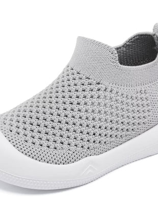 Baby Boy Girl Non-Skid Indoor Infant Walking Shoes Breathable Warm Elastic Sock Shoes with Memory Sole Protect Toes Outdoor Sneakers