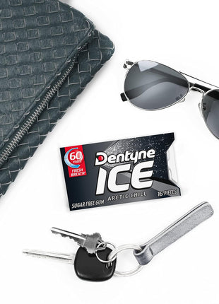 Dentyne Ice Arctic Chill Sugar Free Gum, 9 Packs of 16 Pieces (144 Total Pieces)