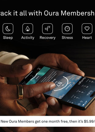Oura Ring Gen3 Heritage - Black - Size 11