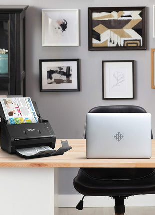 Epson Workforce ES-400 II High-Speed Color Duplex Desktop Document Scanner | For Computers including PC and Mac with Auto Document Feeder and Image Adjustment Tools