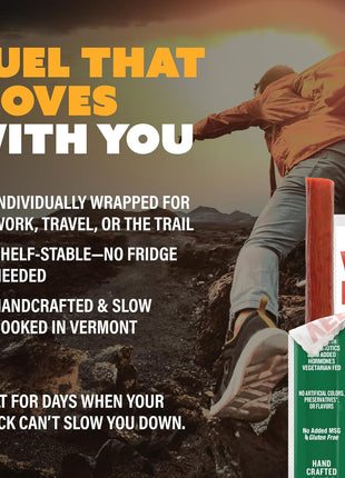 Vermont Smoke & Cure Original Beef & Pork Sticks, Gluten Free, 1 Ounce (Pack of 24)