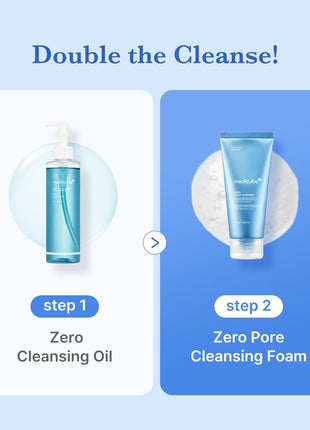 medicube Facial Cleanser Zero Foam Cleanser | Daily Gentle Cleansing Foam for Sensitive Skin | Excess Sebum Control, Hydration, Pore Minimization | Korean Skincare, 4.23 oz