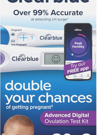 Clearblue Advanced Digital Ovulation Test Kit, 32 Count