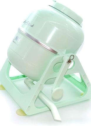 WonderWash Portable Washing Machine for Apartment & Tiny Spaces - Manual Hand Clothes Washer with Retro Design - Clean Laundry Anywhere with Our Countertop, Non-Electric, Small Washer - Mint Green