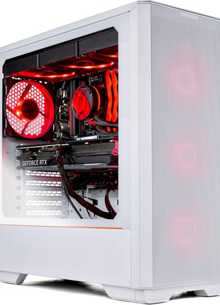 Skytech Gaming Eclipse Lite Gaming PC, AMD Ryzen 7 9800X3D 4.7GHz, AMD RX 9070XT 16GB VRAM, X670 Board, 2TB Gen4 NVMe SSD, 32GB DDR5 RAM 6000, 1000W Gold PSU, 360 ARGB AIO, WI-FI 5, Windows 11