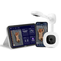 Nanit Smart Baby Monitor System with Wall Mount & 8inch Display Screen - Crystal-Clear Video, Real-Time Notifications, Sleep Insights - Baby Must Have for Parents