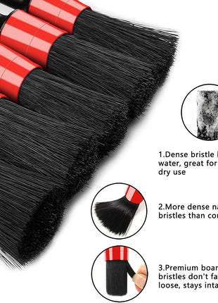 10pcs Auto Car Detailing Brush Set Car Interior Cleaning Kit Includes 5 Boar Hair Detail Brush,3 Wire Brush, 2 Air Vent Brush for Cleaning Car Interior Exterior, Dashboard Engines Leather Wheel