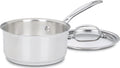 Cuisinart 1.5 Quart Saucepan w/Cover, Chef's Classic Stainless Steel Cookware Collection, 719 16