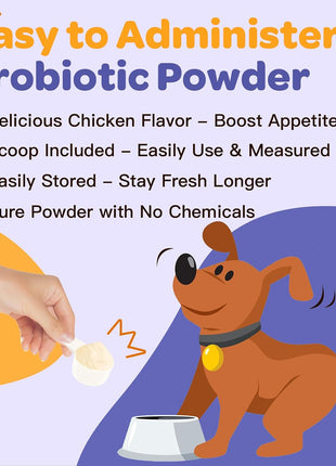 Glucosamine for Dogs Soft Chews and Probiotics for Dogs Powder