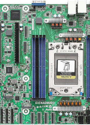 ASRock Rack Server Motherboard SIENAD8UD3 Deep Micro-ATX Single Socket SP6 (LGA 4844), AMD EPYCTM 8004 Series