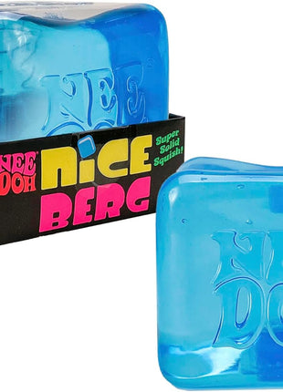 Schylling NeeDoh Nice Berg - Giant NeeDoh Nice Cube - Sensory Squeeze Toy with a Super Solid Squish (Pack of 1)