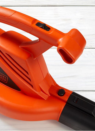 BLACK+DECKER Electric Leaf Blower, Handheld Blowers for Lawn Care, Lightweight, 180 MPH 180 CFM, 7-Amp, Corded (LB700)
